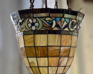 Stain glass ceiling light 