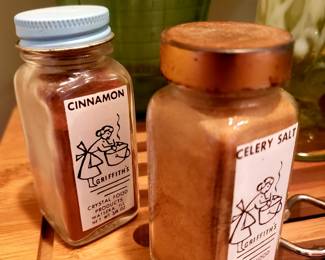 Vtg. Spice bottles 