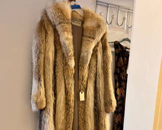 Coyote fur coat