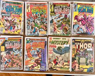 No discount-Per clients request  Vtg. John Carter War Lord comics #8 through #27  and Thor 