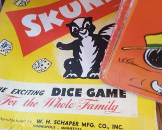 Vtg Skunk Dice Game 