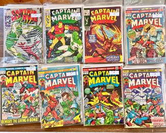 No discount-Per clients request  Vtg. Captain Marvel comics #3 through #29