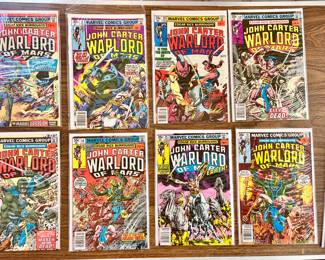 No discount-Per clients request  Vtg. John Carter War Lord comics #8 through #27 