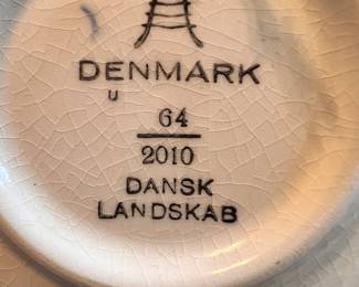 Mini blue and white plates - Denmark