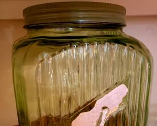 Vtg. Uranium Large mouth jar 