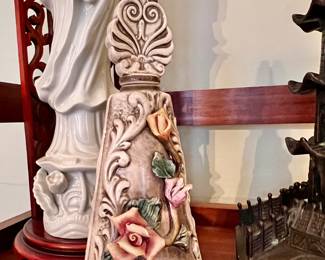 1 of 2 Vtg. Capodimonte bottles