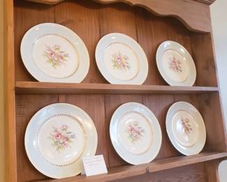 Vintage Homer Laughlin Georgian Plates - Wall shelf NFS