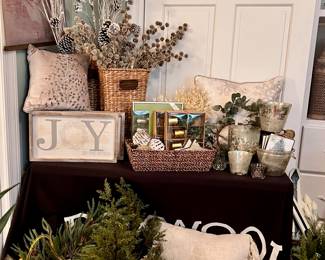 New and beautiful home decor items from Lauren at Boxwood in W. Dundee 