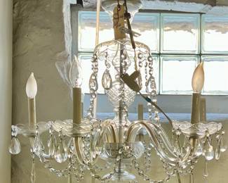 Vtg. Crystal chandelier