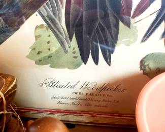 AFTER JOHN J AUDUBON, OFFSET LITHOGRAPHIC REPRODUCTION "PILEATED WOODPECKER" :R.R. Donnelley & Sons