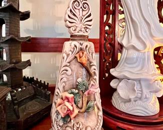 1 of 2 Vtg. Capodimonte bottles