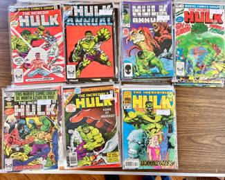 No discount-Per clients request  Vtg. HULK comics  Annual, Special, King Size, Double Sized Annual 