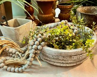 New and beautiful home decor items from Lauren at Boxwood in W. Dundee 