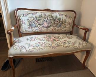 Antique settee