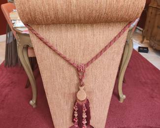 Qty 2 upholstered dining chairs