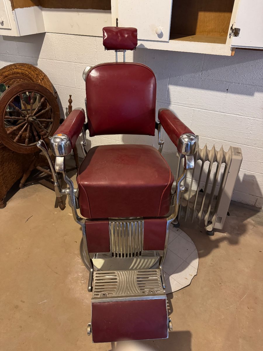 Vintage barber chair