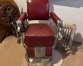 Vintage barber chair