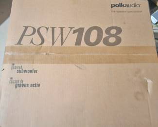 Polk audio PSW 108 Subwoofer New Still In The Box