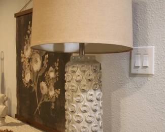 38 in. Bella Cream Table Lamp