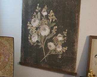 Canvas Floral Tapestry