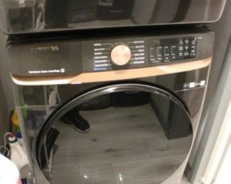 Samsung  Stackable Brushed Black W/Copper Accents Washer & Dryer Set
