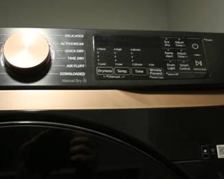 Samsung  Stackable Brushed Black W/Copper Accents Washer & Dryer Set