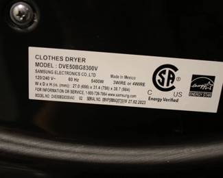 Samsung  Stackable Brushed Black W/Copper Accents Washer & Dryer Set
