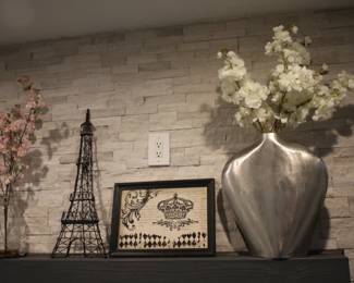 Large Metal Vase, Artwork, Home Decor