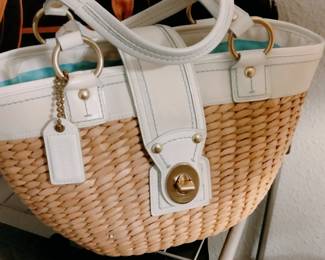 Wicker Coach Purse