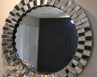 Baroque Style Large Round Mirror
