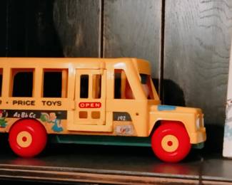 Vintage Fisher Price School Bus 