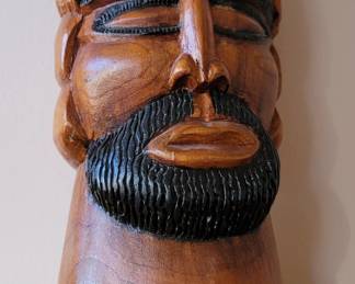 African tribal male solid wood