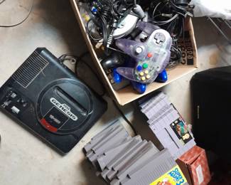 Sega game w/ cartridges $45.00