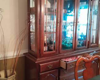 Large Vintage China Cabinet $200.00