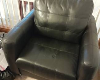 Large faux leather chair 70.00