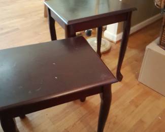 Wooden end tables $35.00 ea