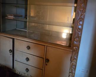 Vintage (Italian?) 'Vitrine' Glass Cabinet