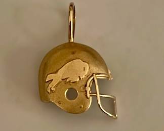 Gold Buffalo Bills Pendant 