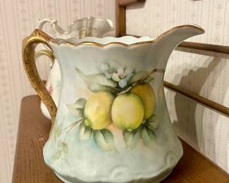 Porcelain Pitcher - Lemon Design