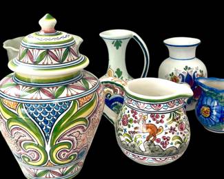 Mexican Ginger Jar / Creamers