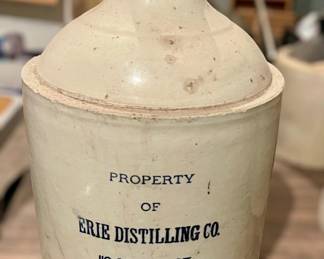 Erie Distilling Co. Stoneware Jug