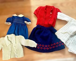 Vintage Handmade Doll Clothes 