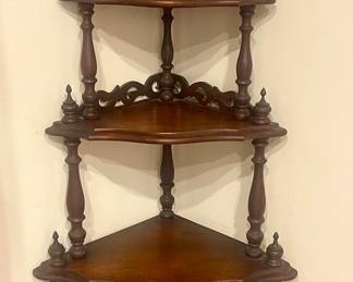Eastlake Victorian Corner Shelf - Circa 1880