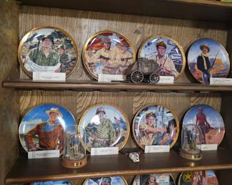 John Wayne Plate collection, some sold separately, some sell as a lot