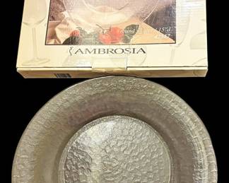 NEW Ambrosia Italian Round Platter