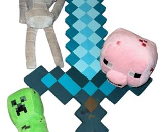 Minecraft Plush Sword Bundle