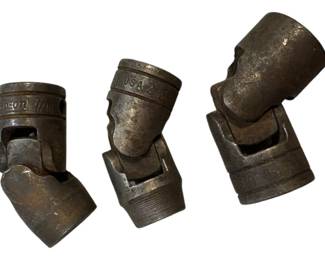 Three Snap On Swivel Sockets