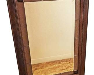 Mirror W Stained Glass Border