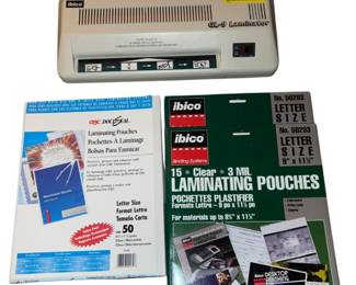 Ibico GL9 Laminator  Pouches