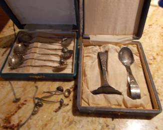 Tiny spoons and other  Sterling